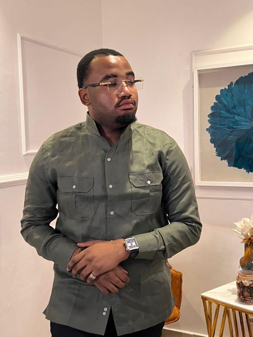 Chemise en lin 2 poche