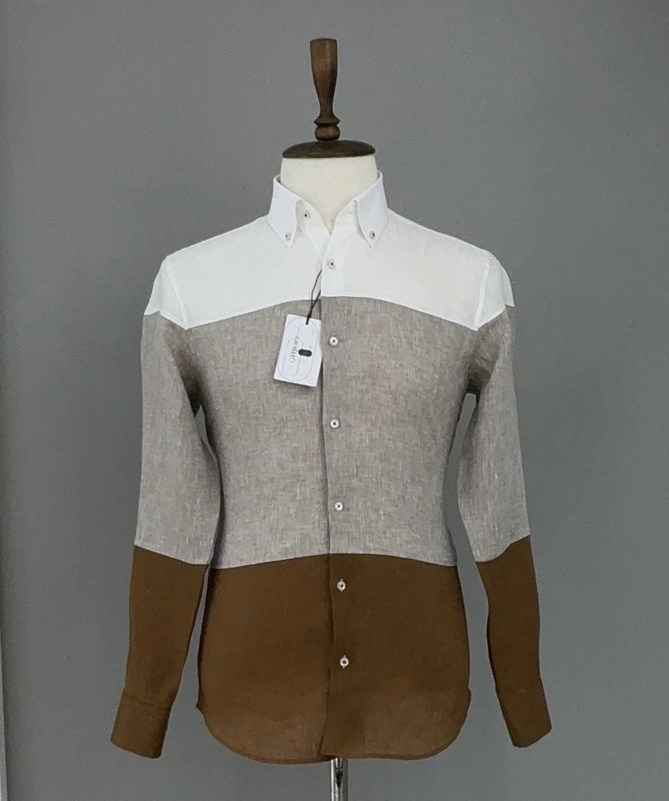 Chemise en lin Gioeillo