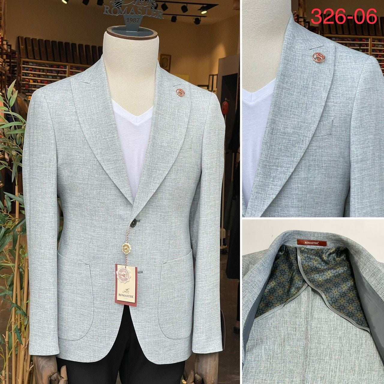 Blazer Romaster 2 boutons