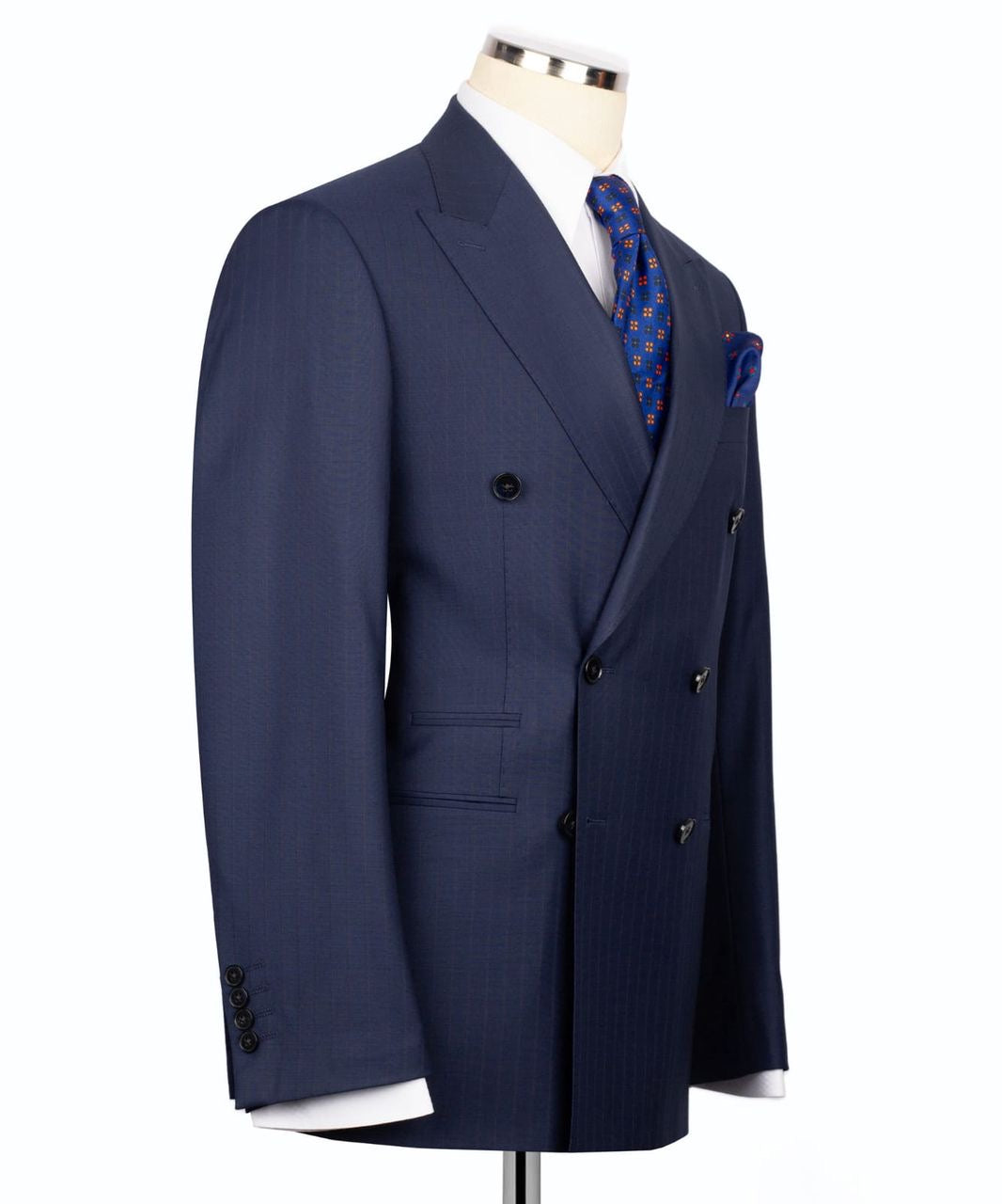 The blue Italian suit