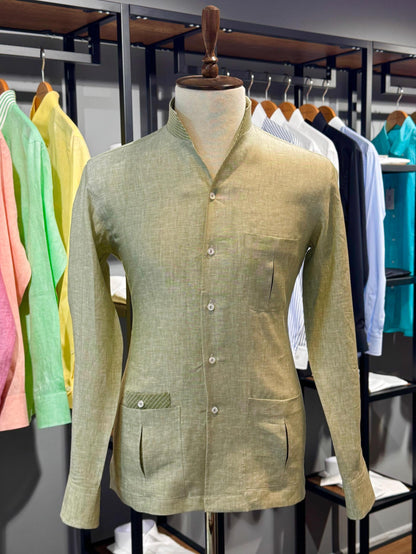 Chemise en lin Sanino 3 poches