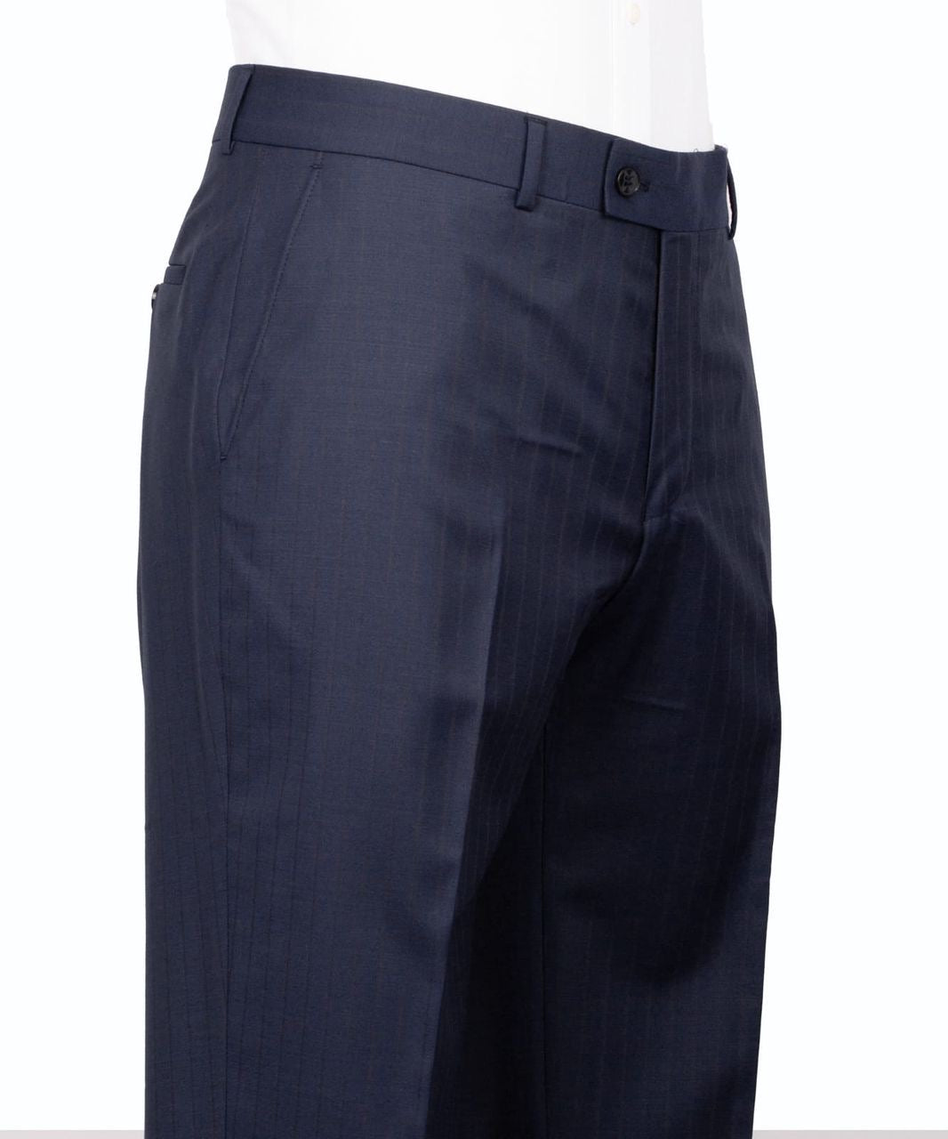 The blue Italian suit