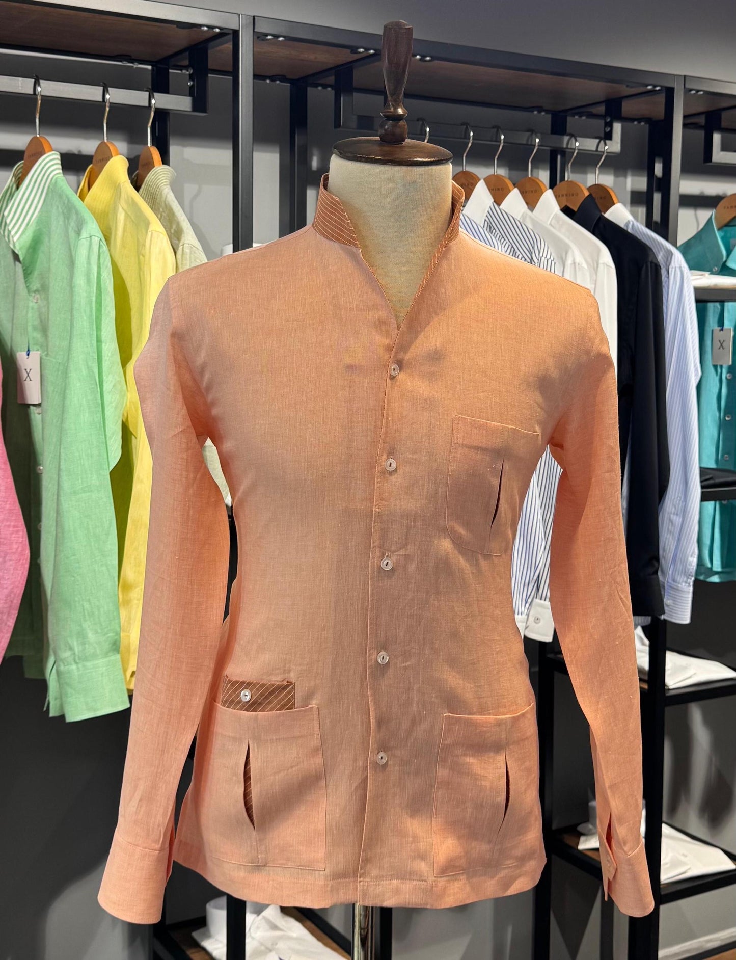 Chemise en lin Sanino 3 poches