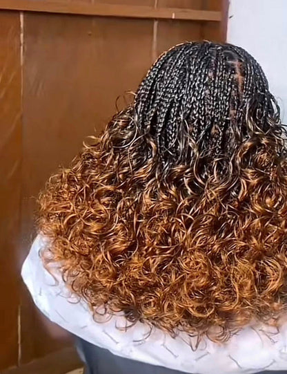 Iris Italy loose wavy curly braid