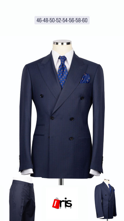 The blue Italian suit