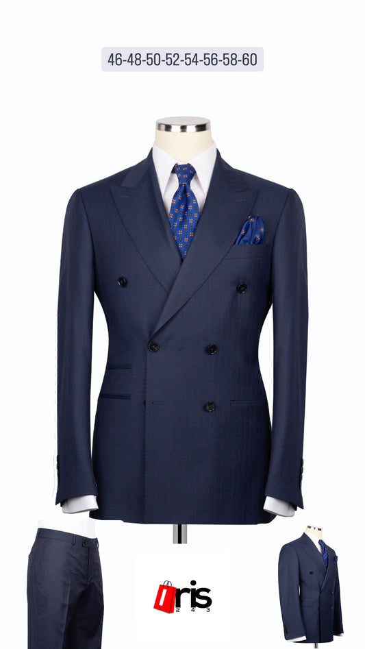 The blue Italian suit