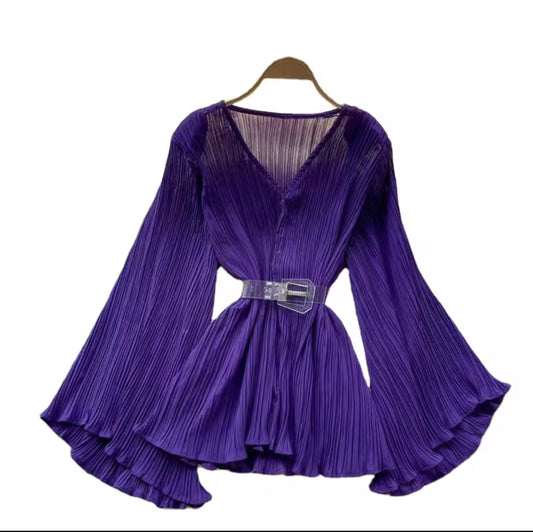 Blouse à manche longue oversize