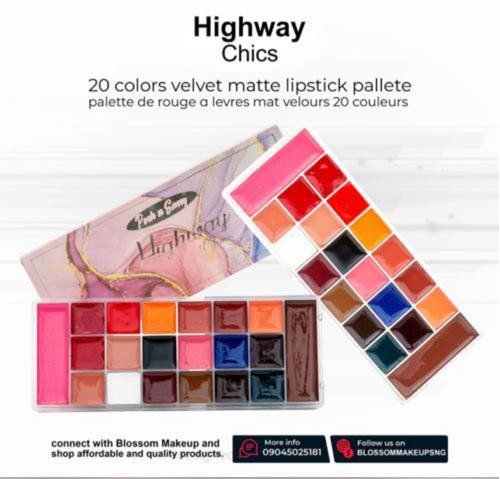 Highway Chics lipstick palette