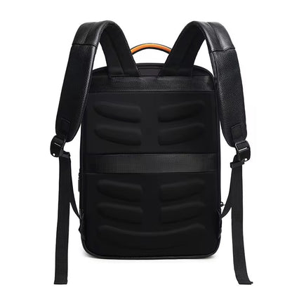 Sac à dos intelligent en cuir véritable avec système de déverrouillage par empreinte digitale et localisation gps V2211