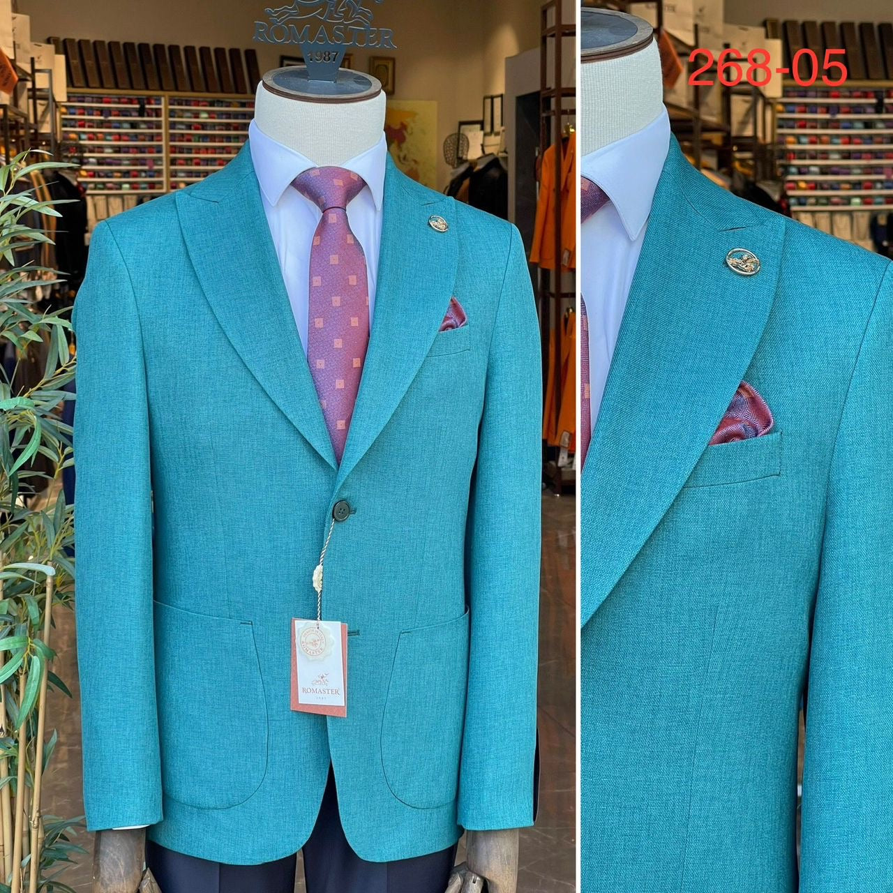 Blazer Romaster 2 boutons