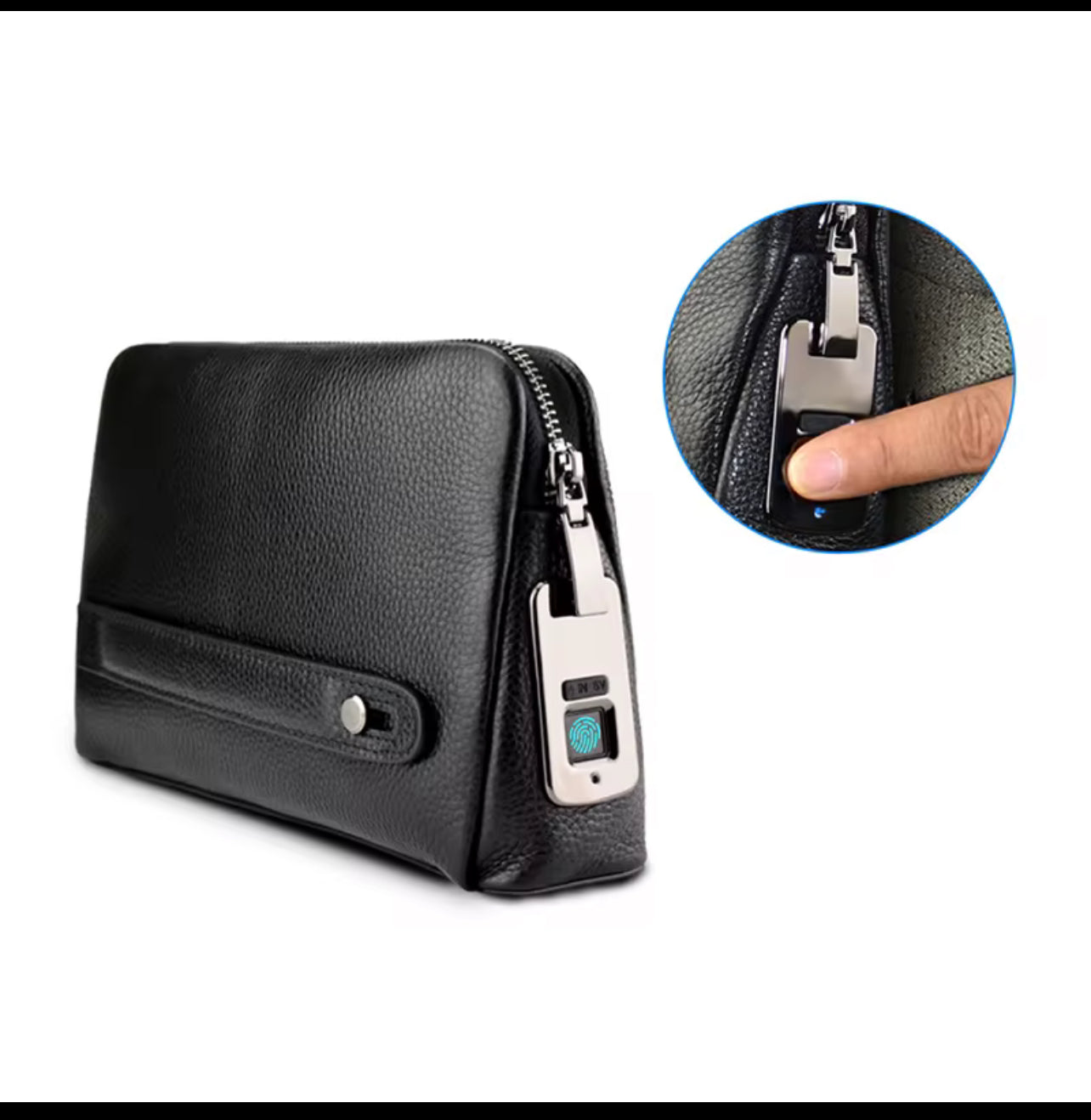 Sac à main antivol à serrure d’empreinte digital personnalisé avec puce de localisation gps