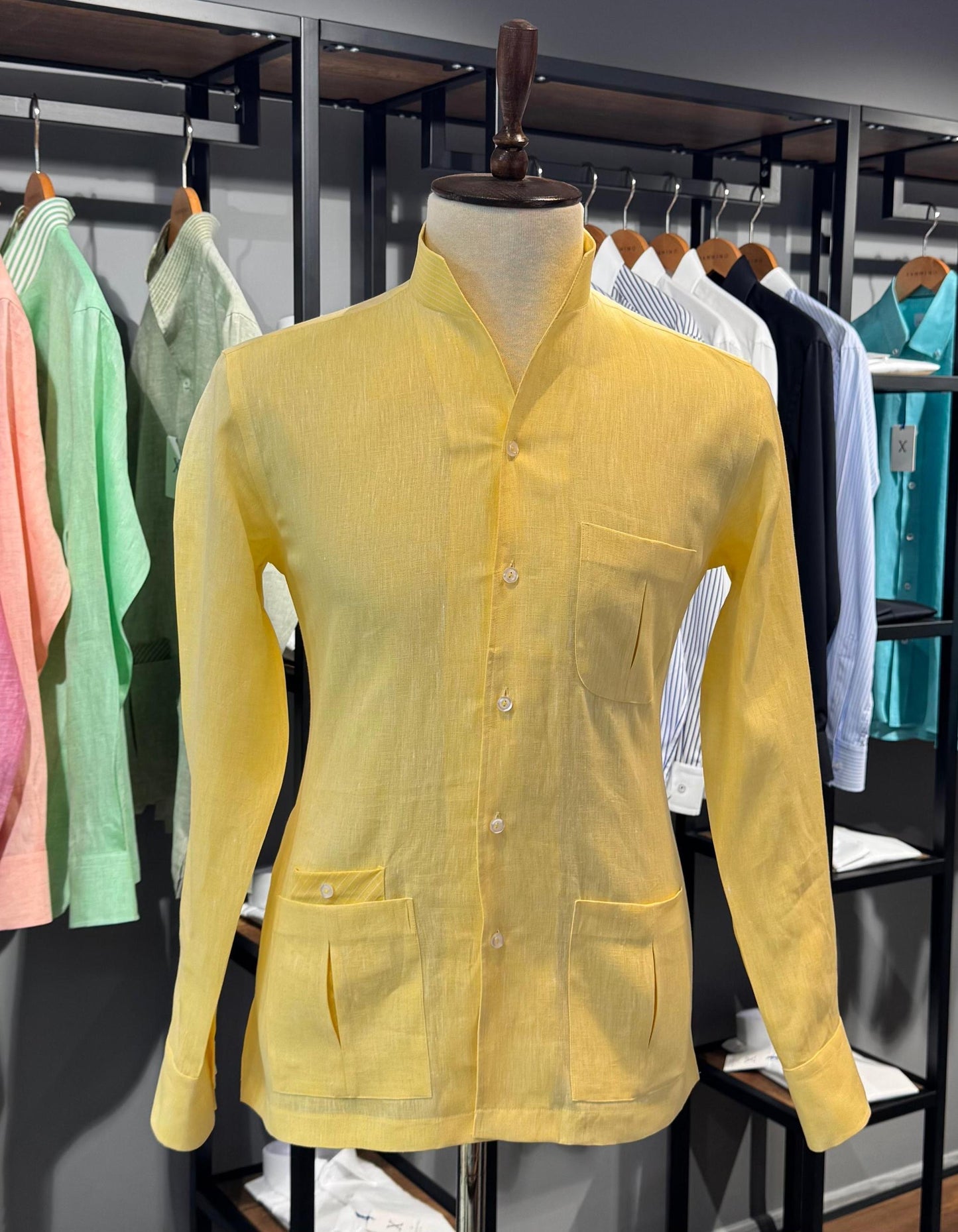 Chemise en lin Sanino 3 poches