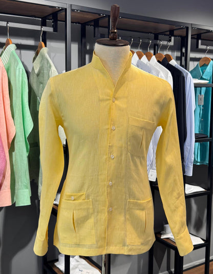 Chemise en lin Sanino 3 poches