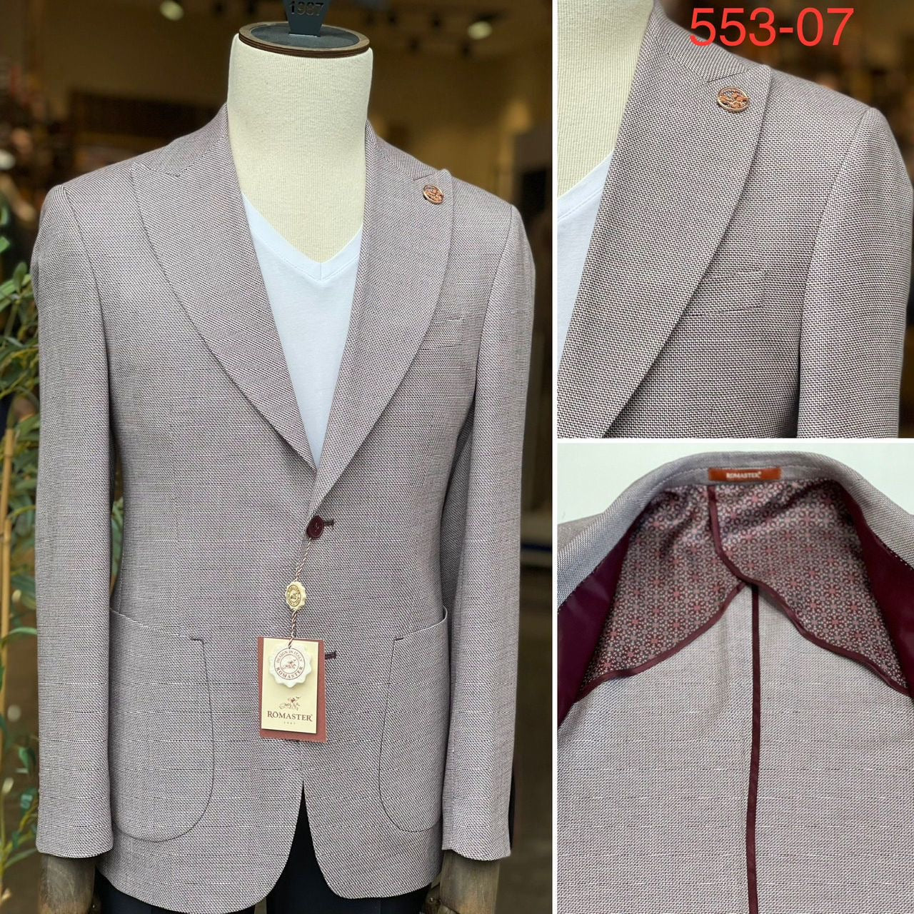 Blazer Romaster 2 boutons