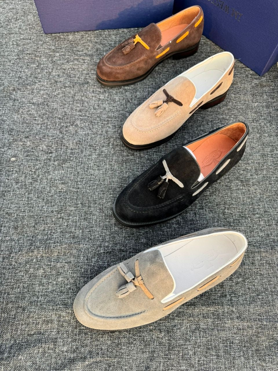 Mocassin Weston en dain