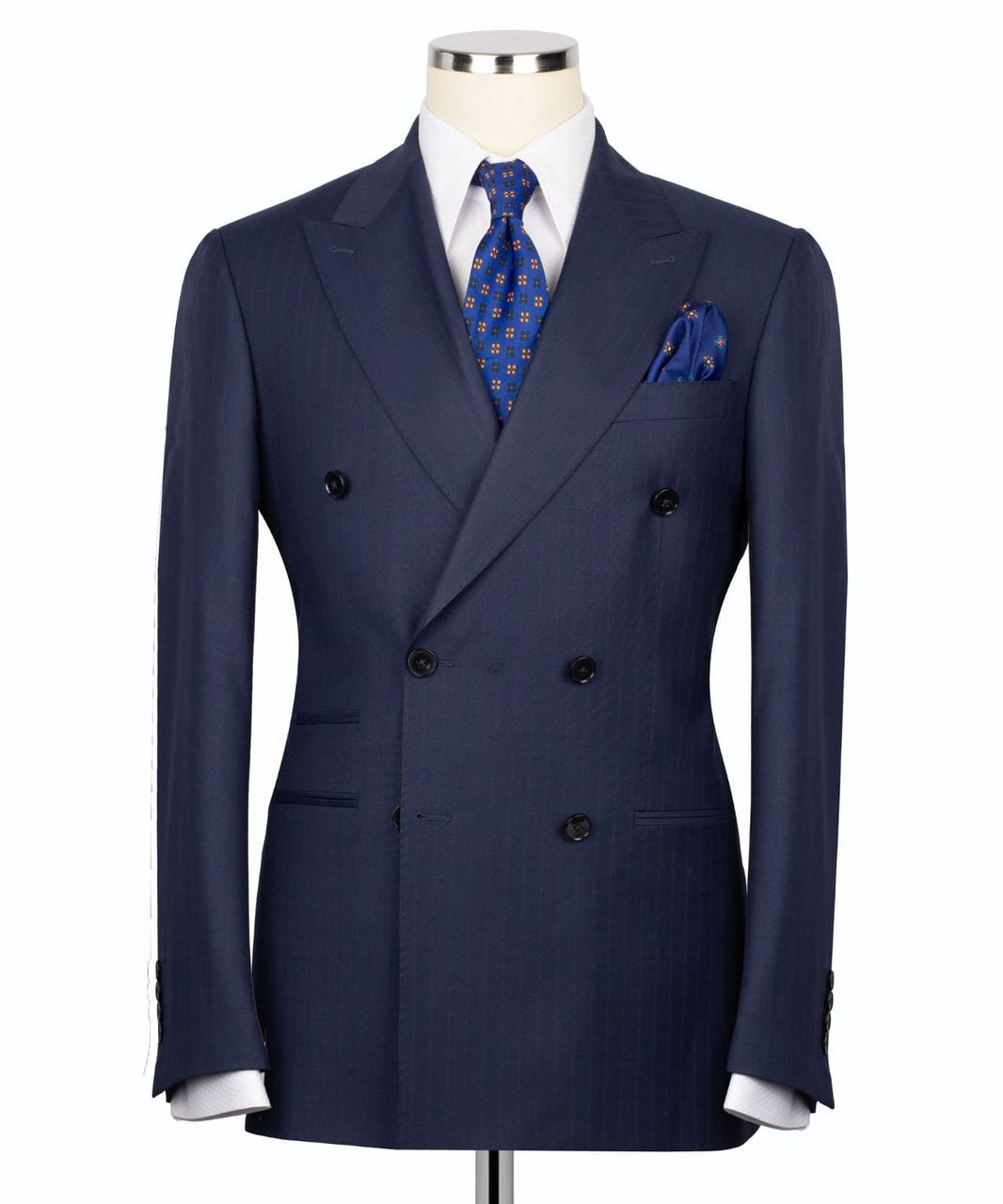 The blue Italian suit