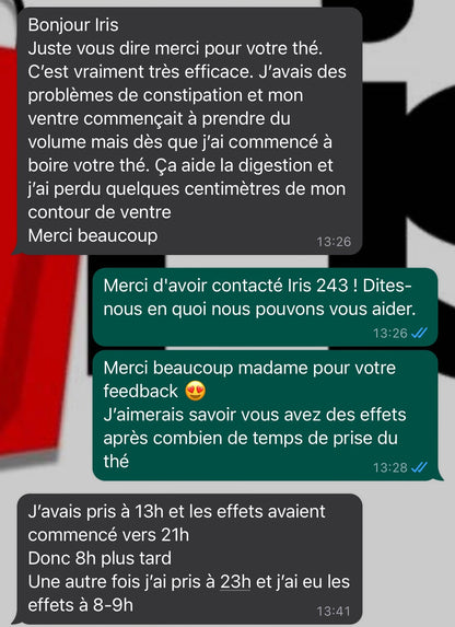 Iris Thé detox ventre plat