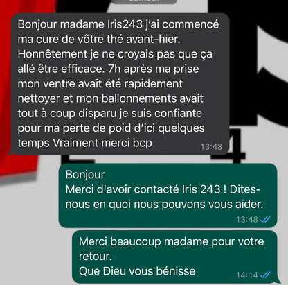 Iris Thé detox ventre plat