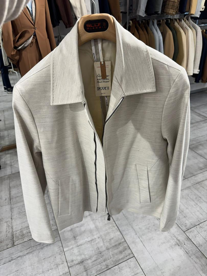 Jacket 2 poches en dain