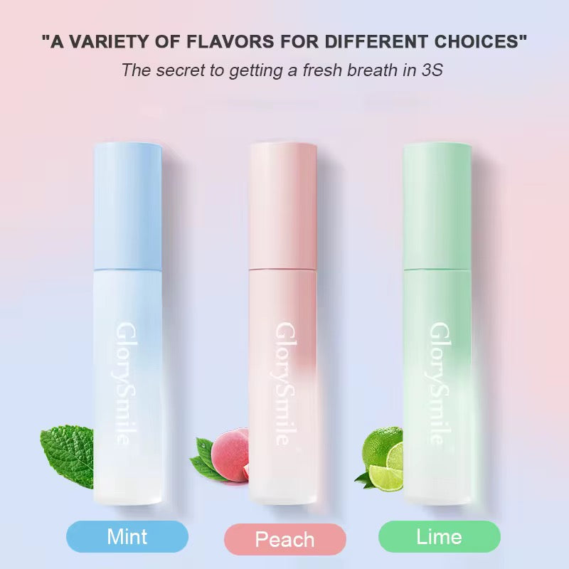 Spray buccal rafraîchissant sans alcool hydratant pour lutter contre la mauvaise haleine