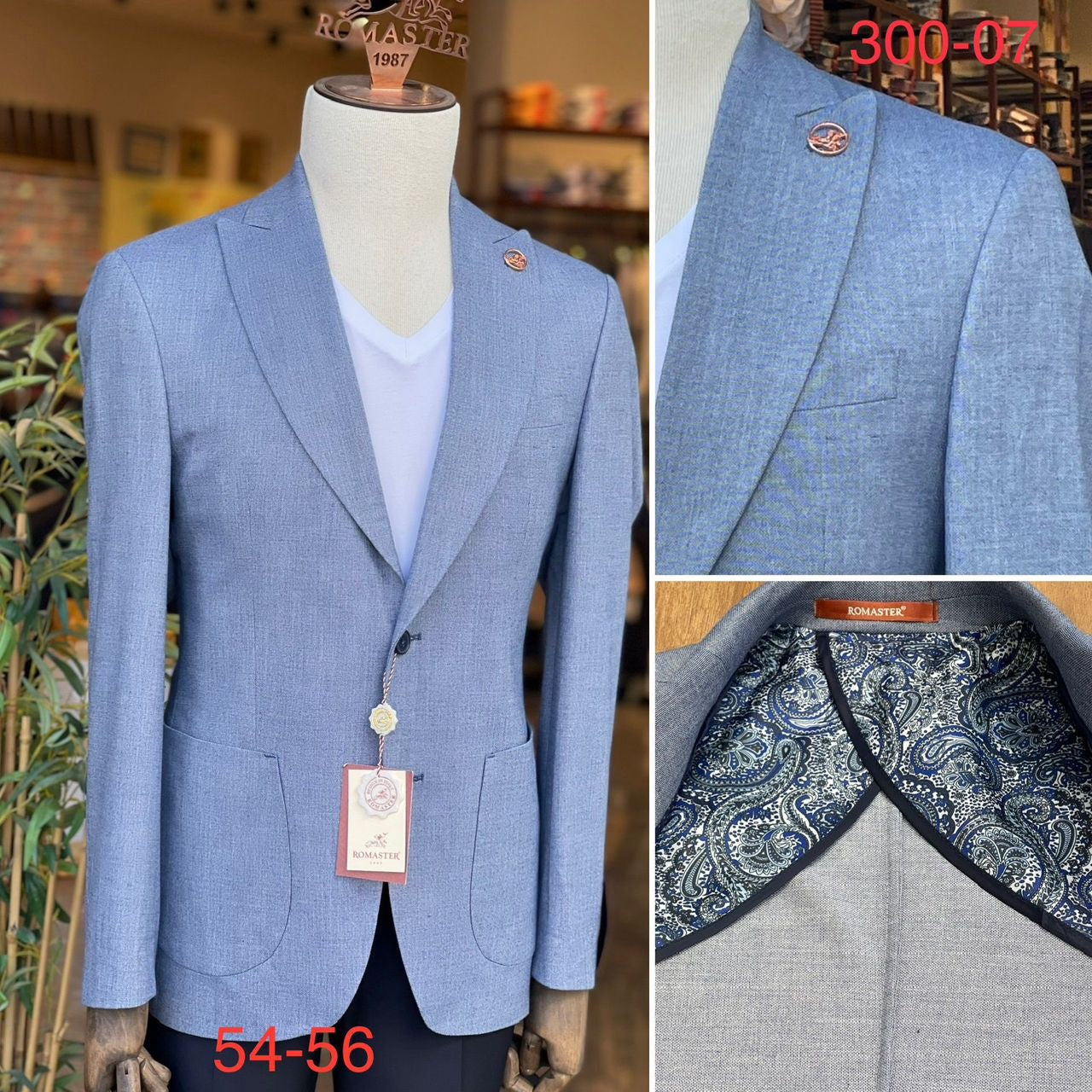 Blazer Romaster 2 boutons