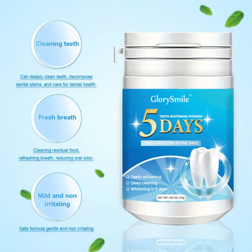 Dentifrice en poudre effet blanchissant exceptionnel 5jours