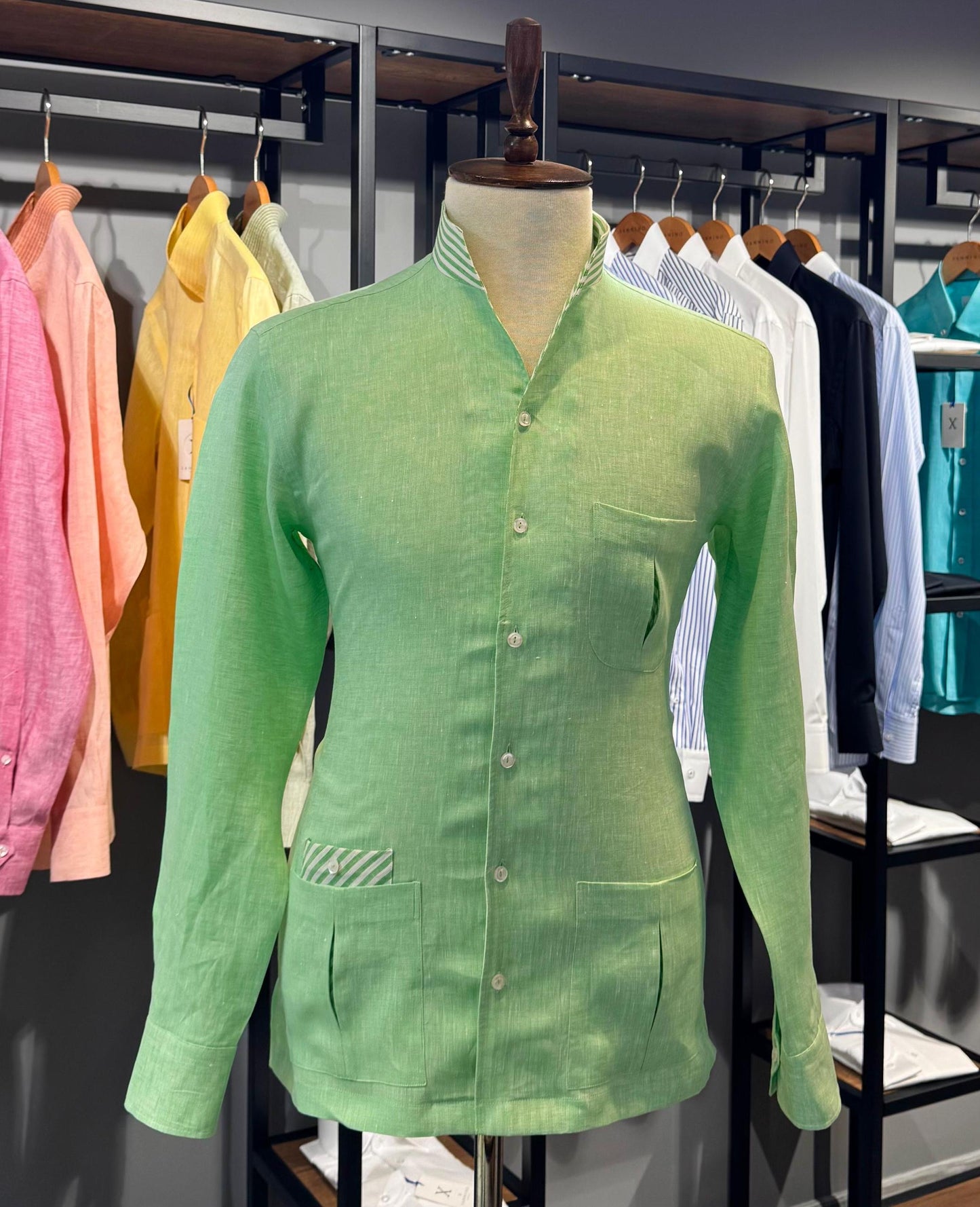 Chemise en lin Sanino 3 poches