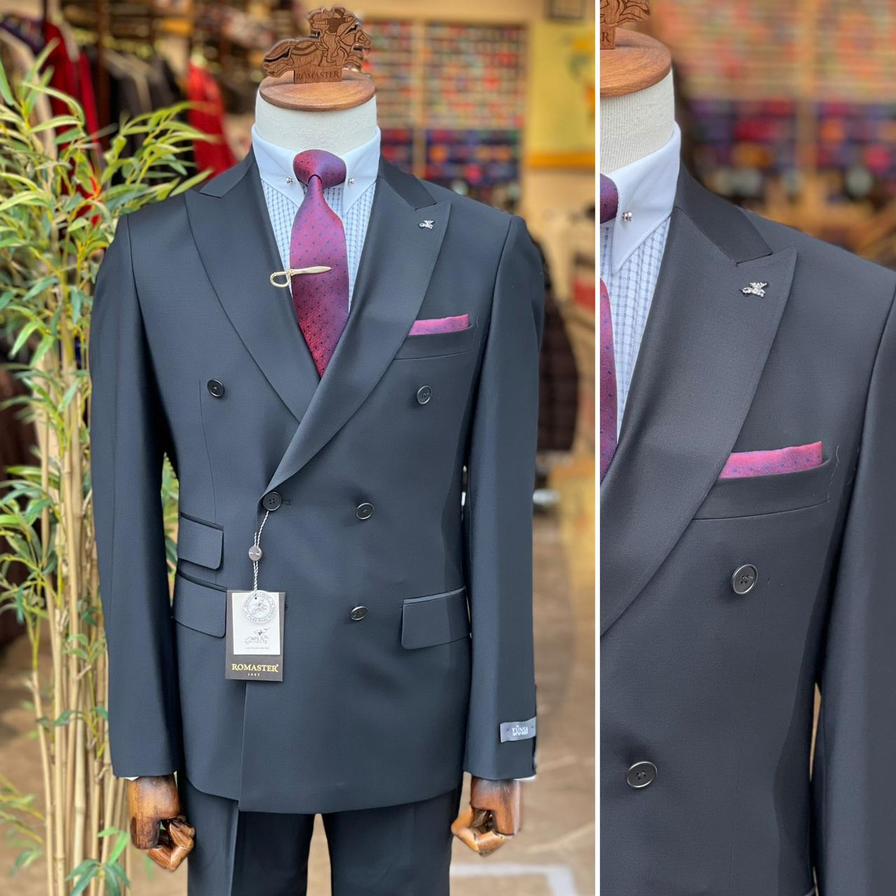 Romaster croisé 6 boutons